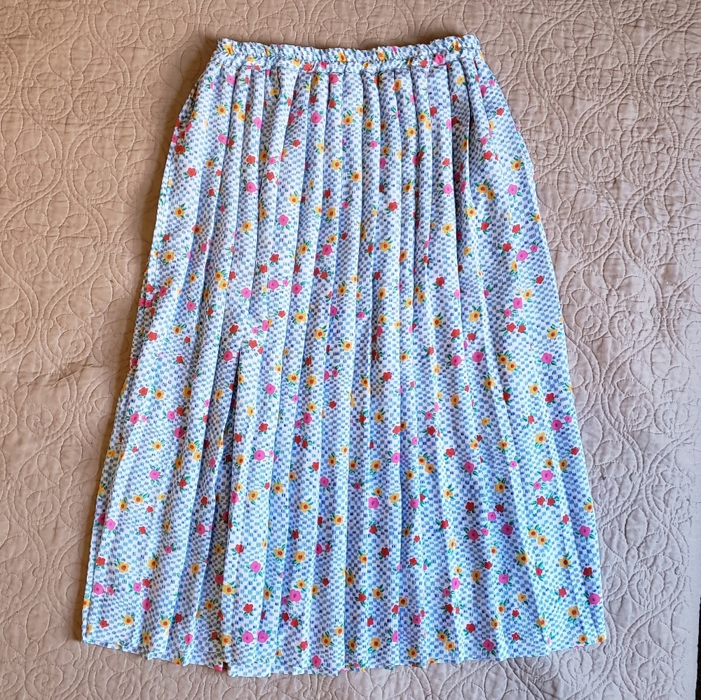 Andrea Gayle Pleated Skirt